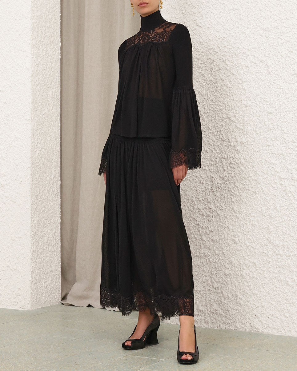 Valiant Lace Blouse | Black