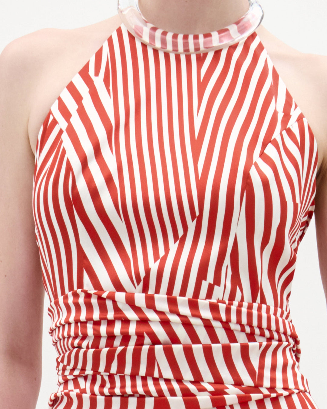 Carmela Blouse | Red Stripes