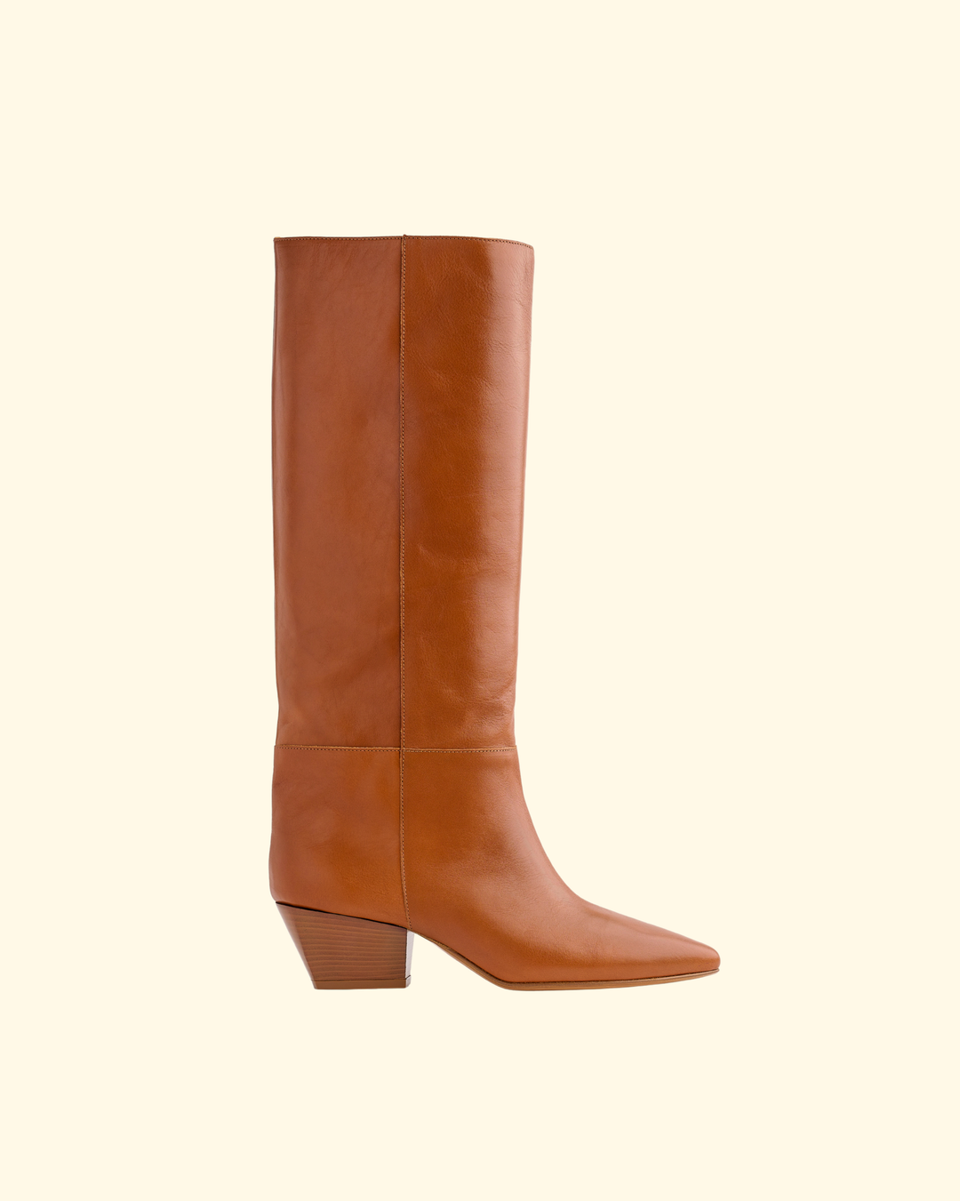 Leather High Boots | Cuoio