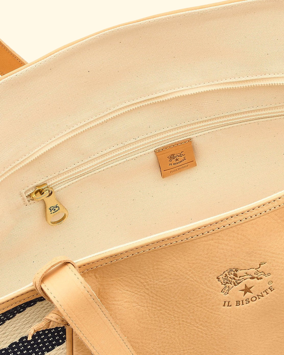 Archive 1970 Tote | Riga Blue & Naturale