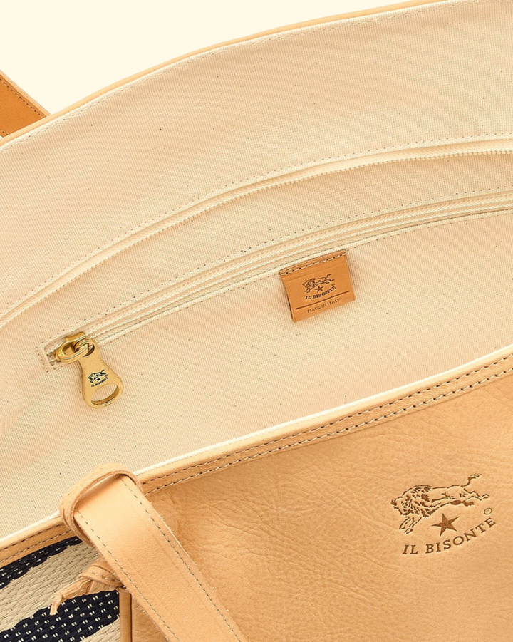 Archive 1970 Tote | Riga Blue & Naturale