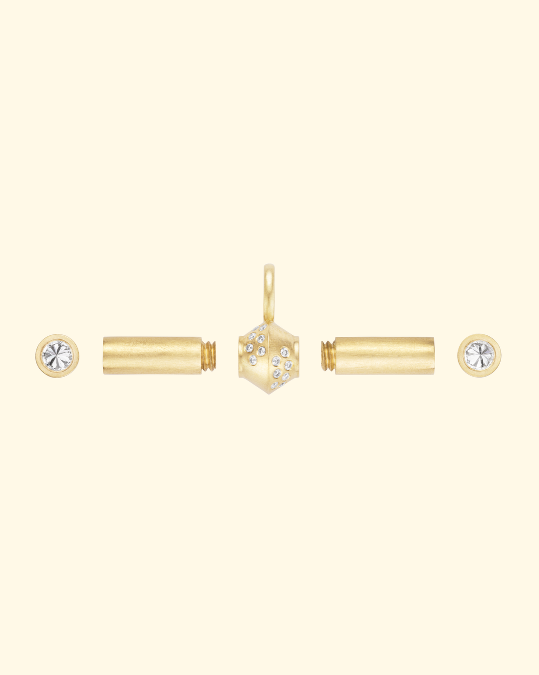 Scroll Pendant With Chain | 18k Yellow Gold