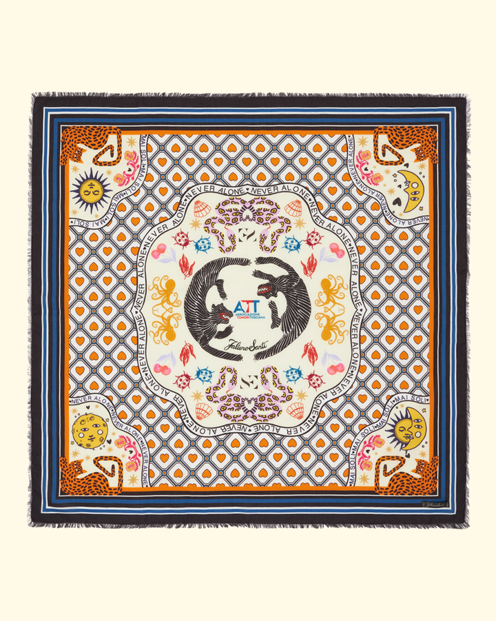 Vivere Scarf | Blue Orange