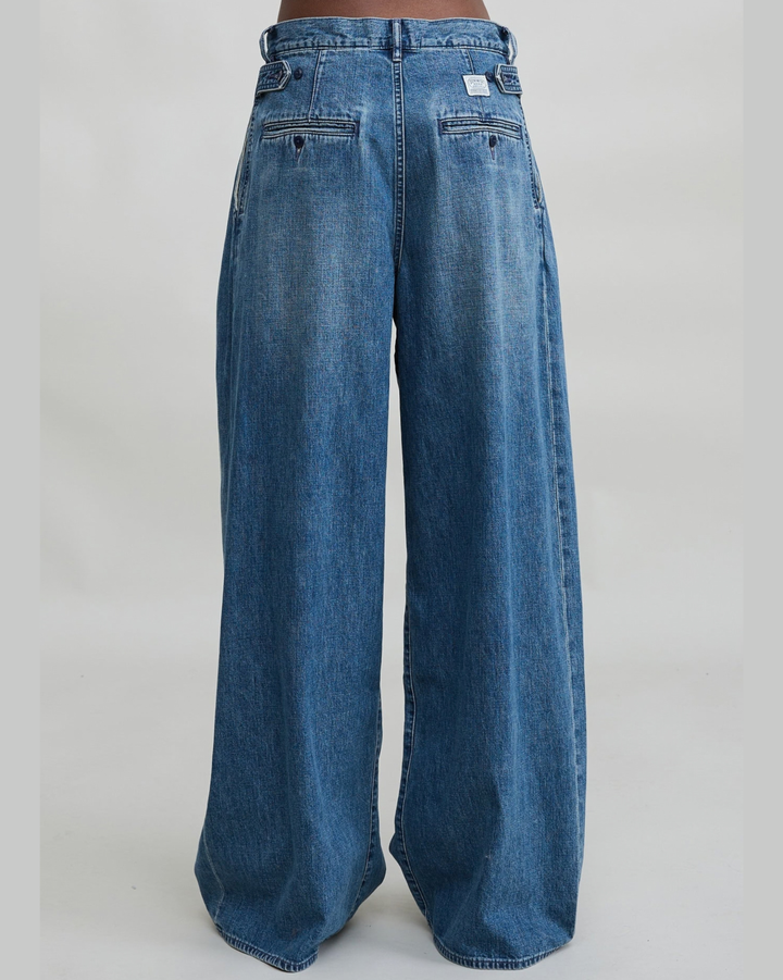 Ainsley Triple Pleat Jean | Shane Indigo