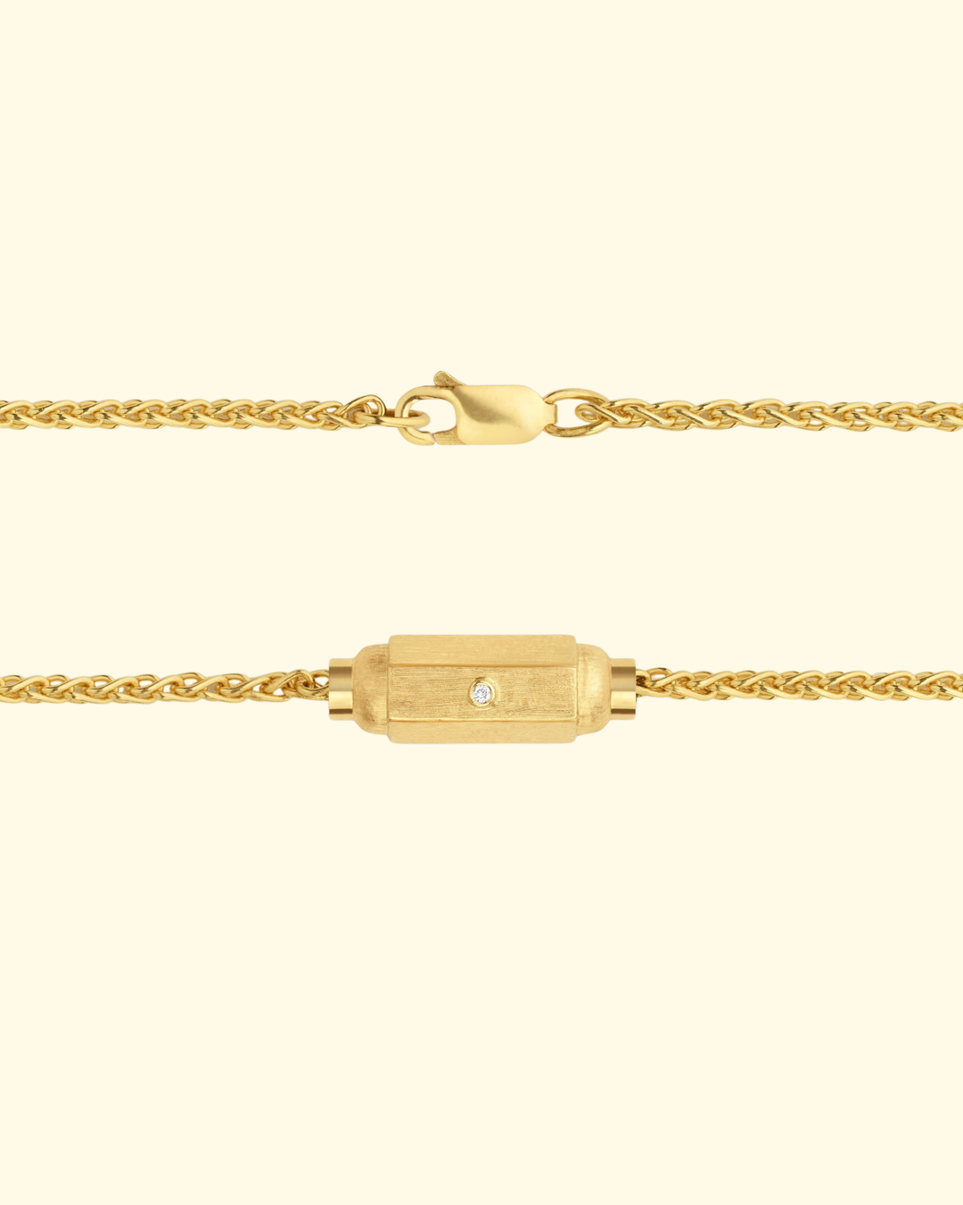 New Micro Coco Diamond Bracelet | 18k Yellow Gold