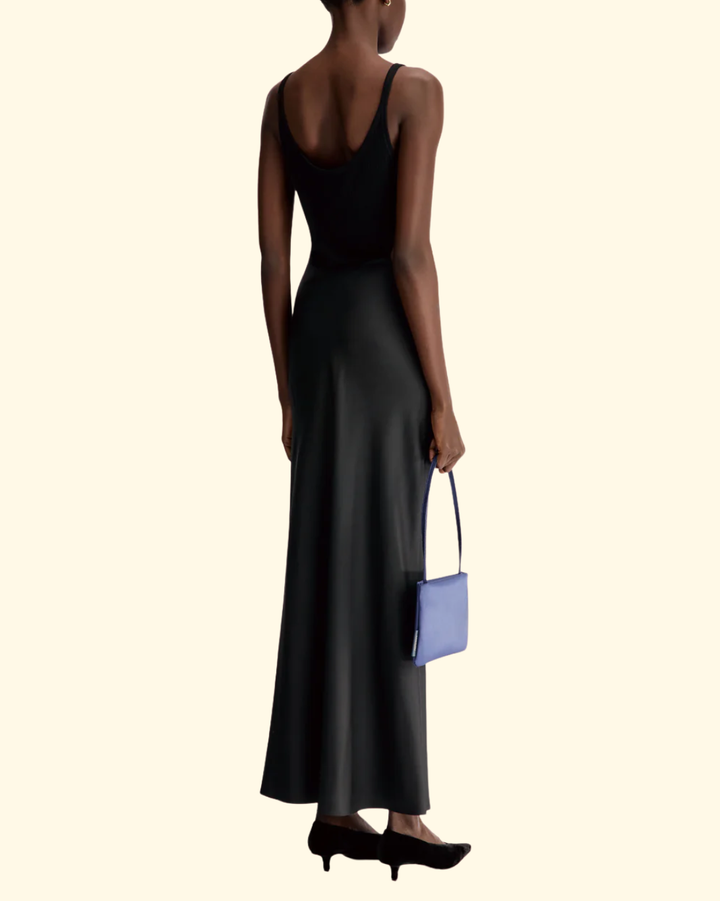 Eli A-Line Maxi Skirt | Black