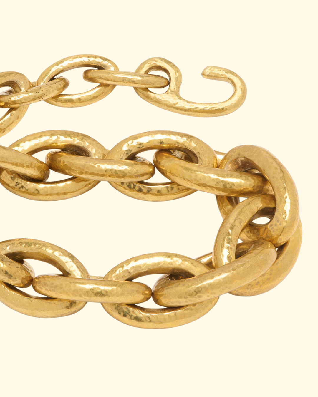 Gradient Oval Necklace | Brass