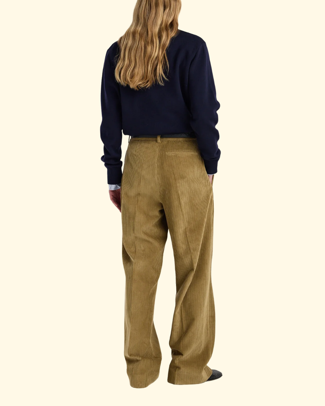 Ted Corduroy Trousers | Beige