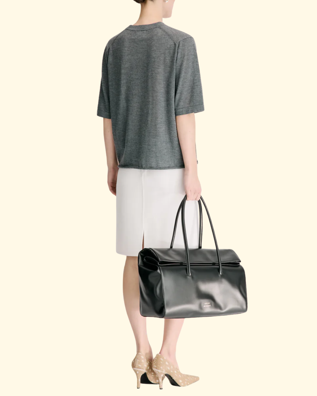 Nala LDS Short Sleeve Top | Anthracite Melange