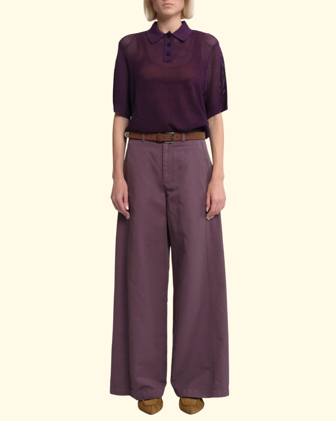 Cimbra Polo Shirt | Violet