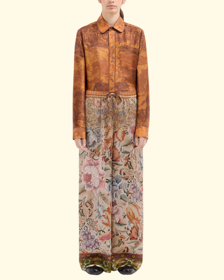 Mutka Palazzo Trouser | Multi Color