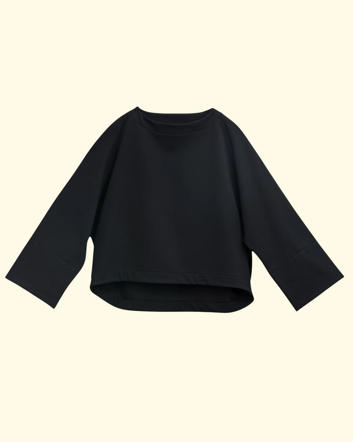 Melody Raglan Top | Black