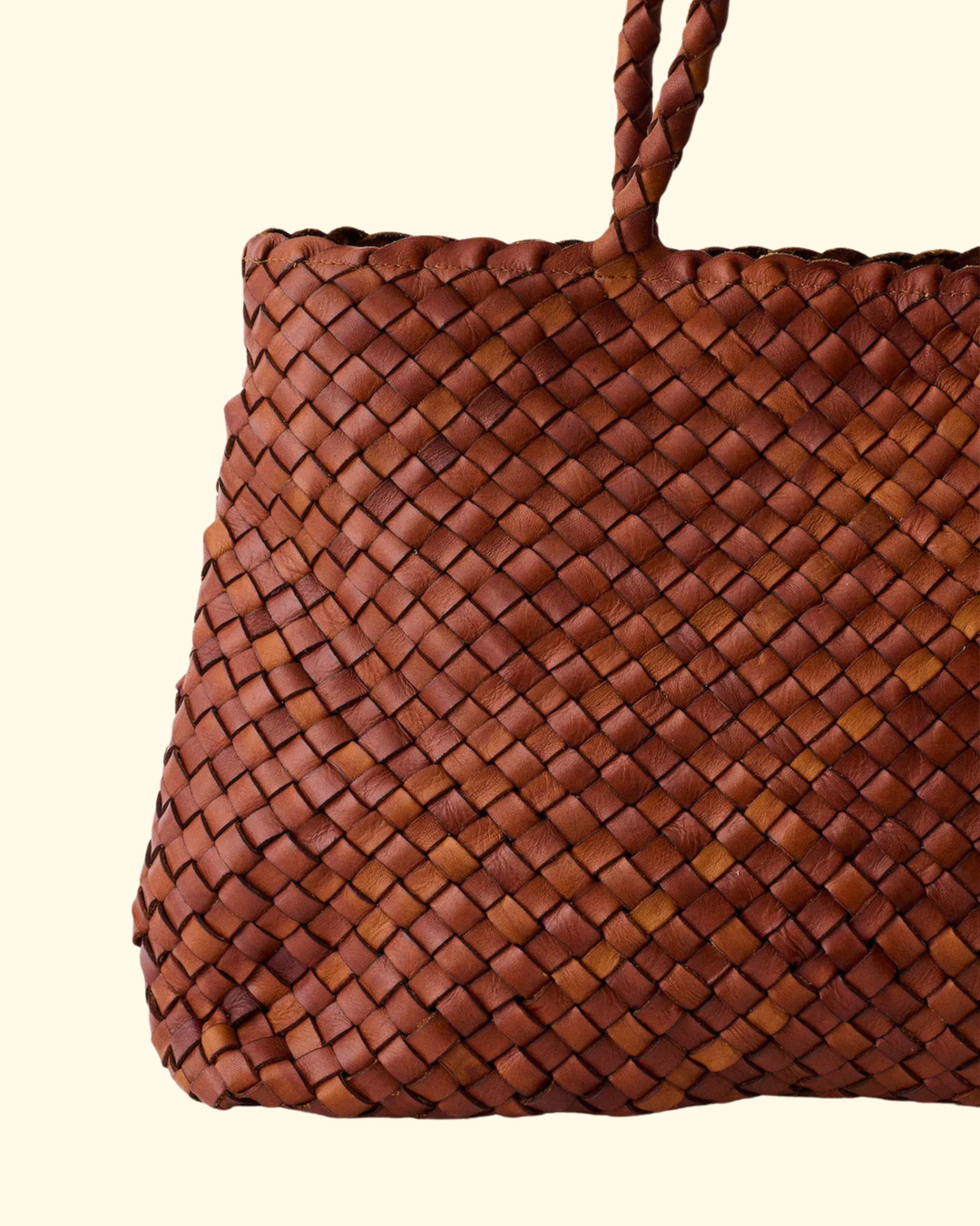 Vintage Mesh Tote | Tan