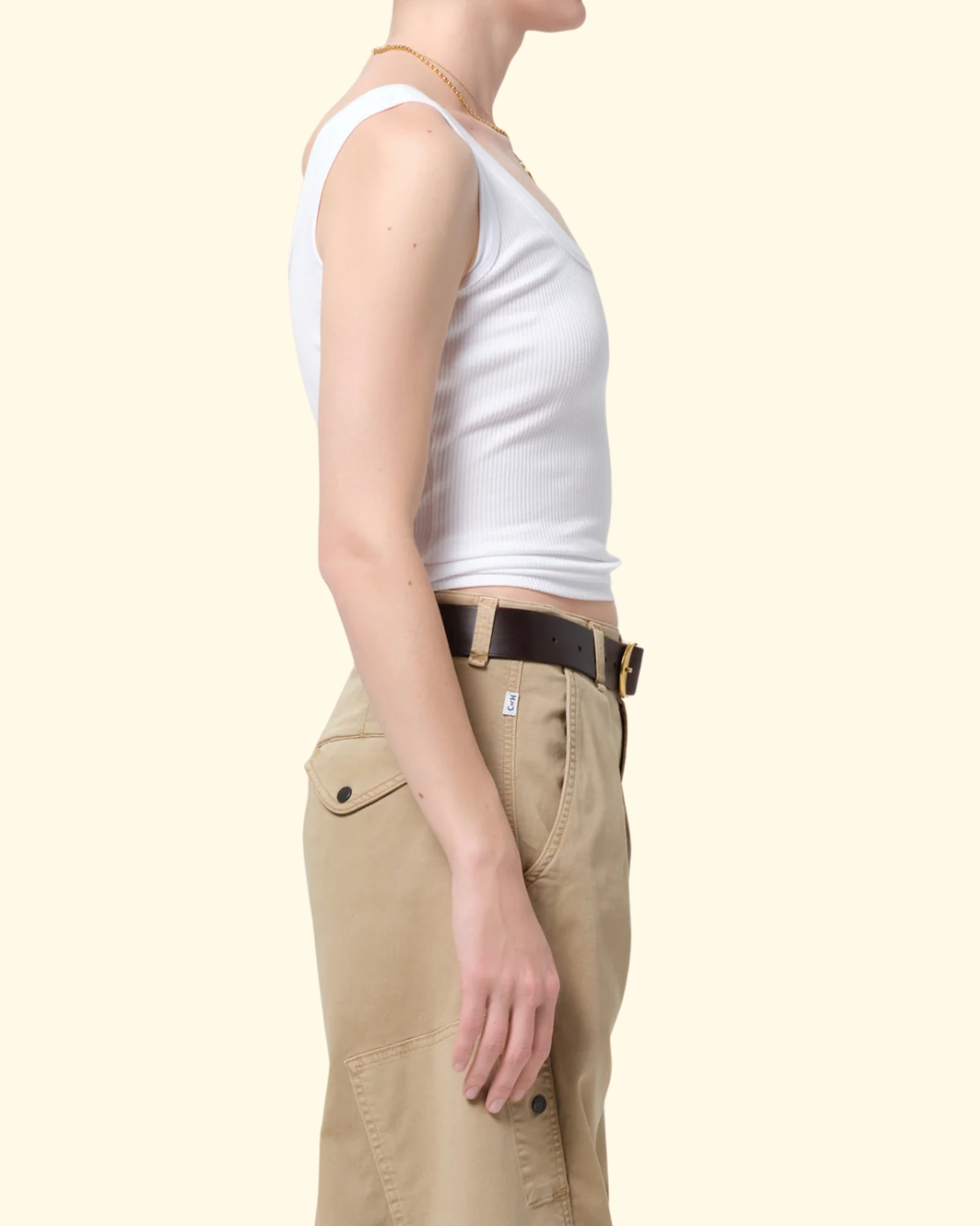 Faye Tank | White