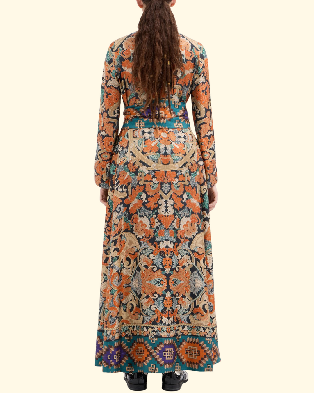 Aloe Silk Dress | Multi Color