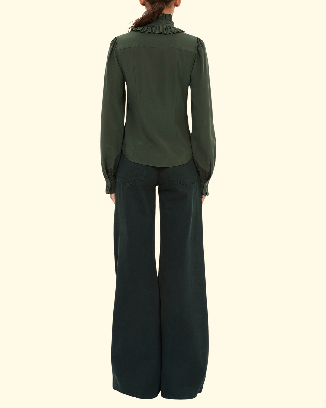 Catroux Silk Long Sleeve | Cypress