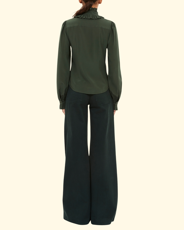Catroux Silk Long Sleeve | Cypress