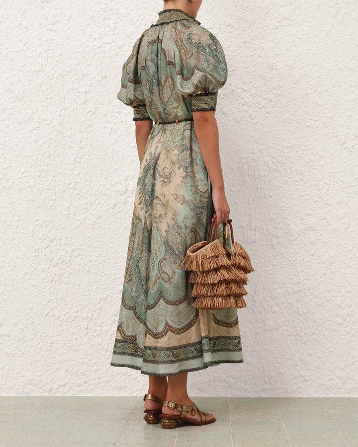 Wanderlust Billow Dress | Tapestry Teal