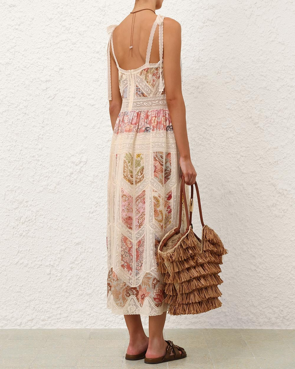 Daylight Slip Dress | Spliced Print