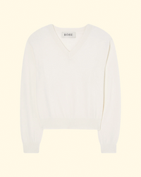 V-neck Pullover | Off-White