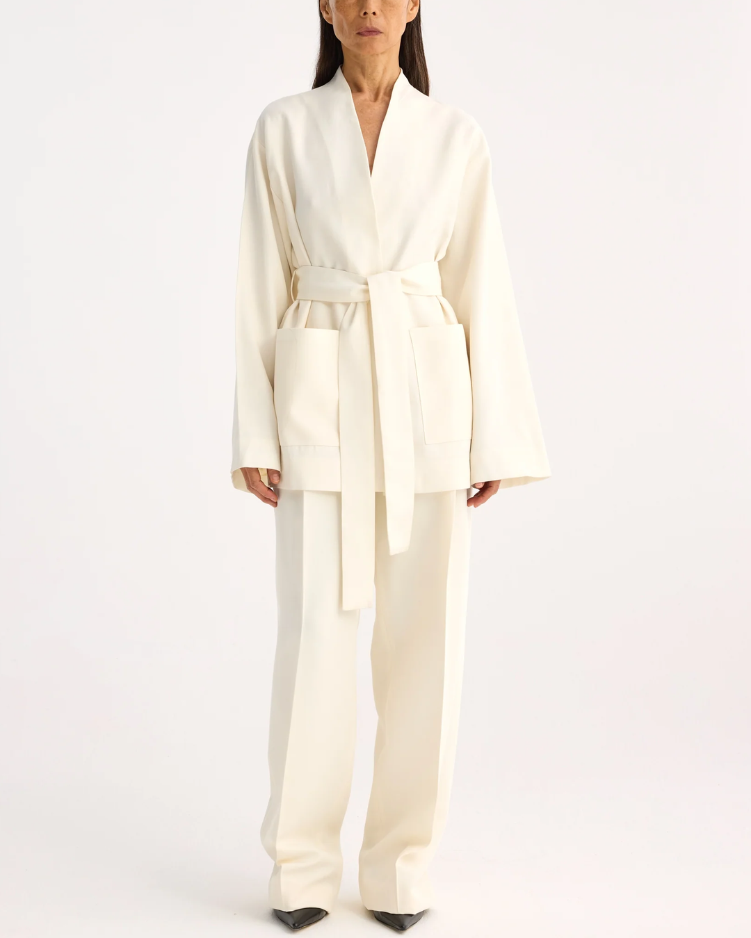 Kimono belted blazer | Off White