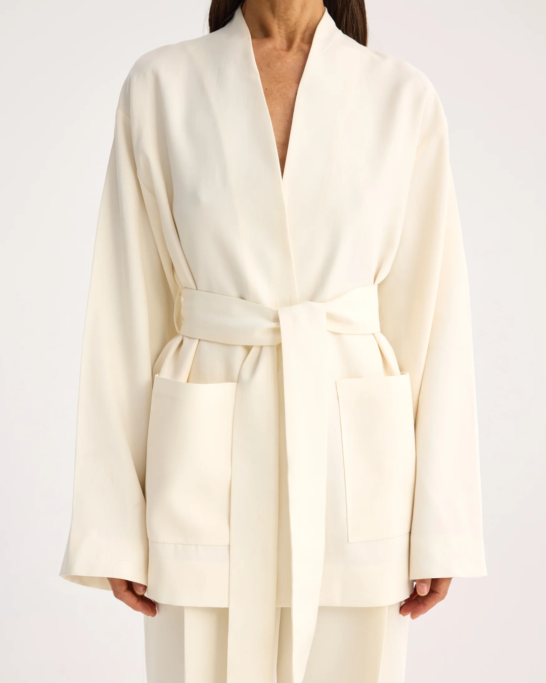 Kimono belted blazer | Off White