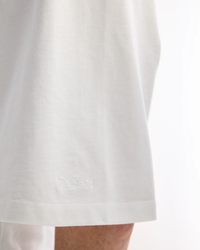 Fitted Logo Tee | Optic White