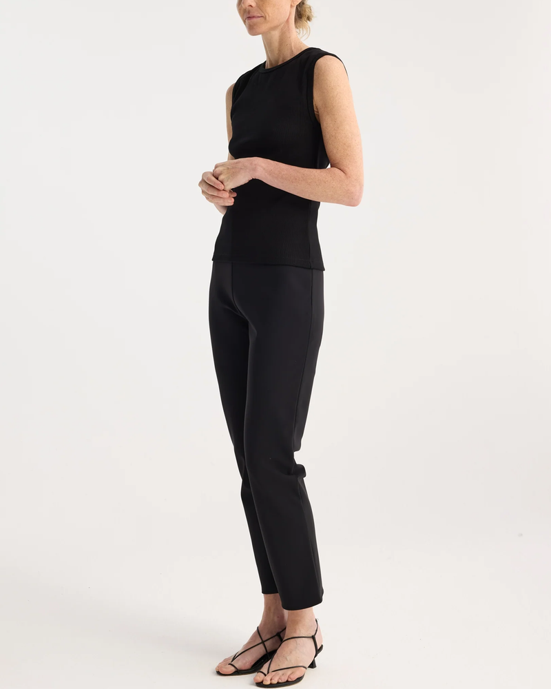 Cigarette Scuba Trousers | Black