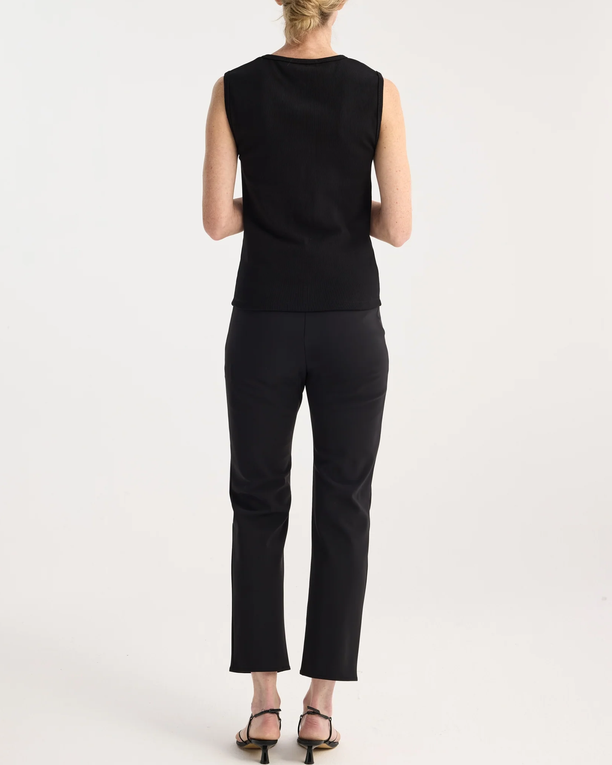 Cigarette Scuba Trousers | Black