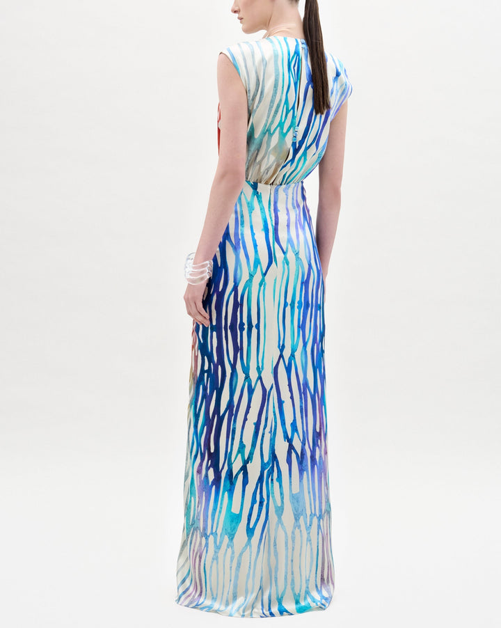 Samaira Dress | Coral Symphony