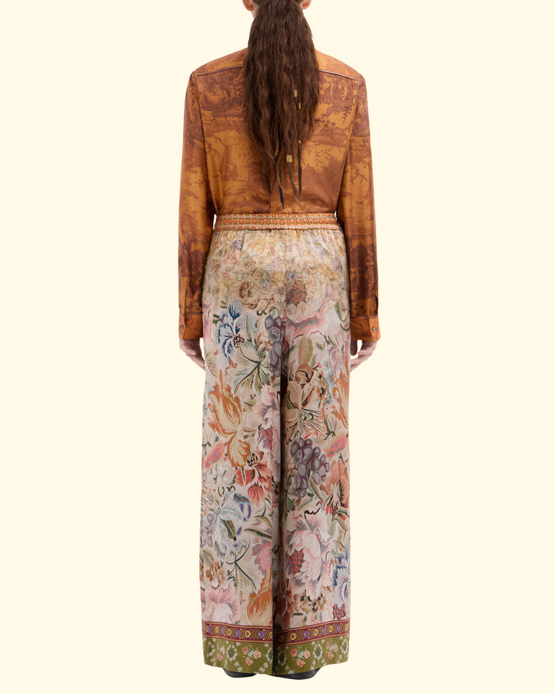 Mutka Palazzo Trouser | Multi Color