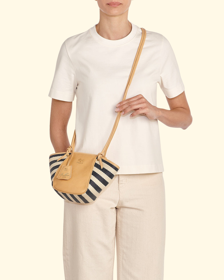 Archive 1970 Crossbody | Riga Blue & Naturale