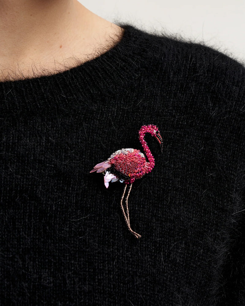 Flamingo Brooch Pin