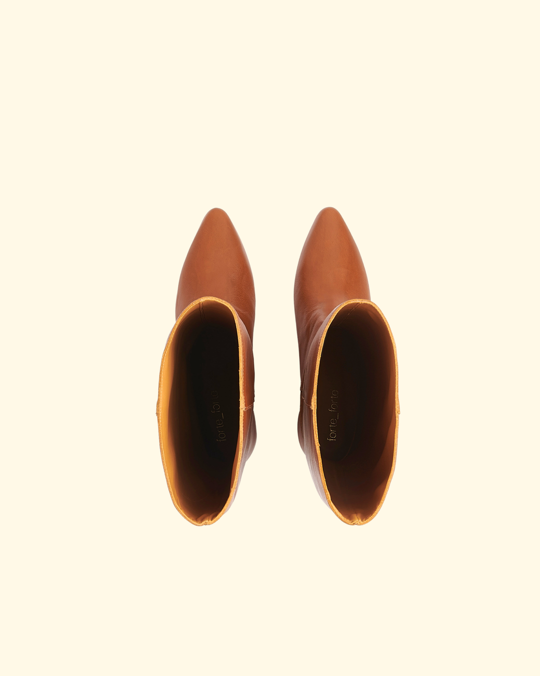 Leather High Boots | Cuoio