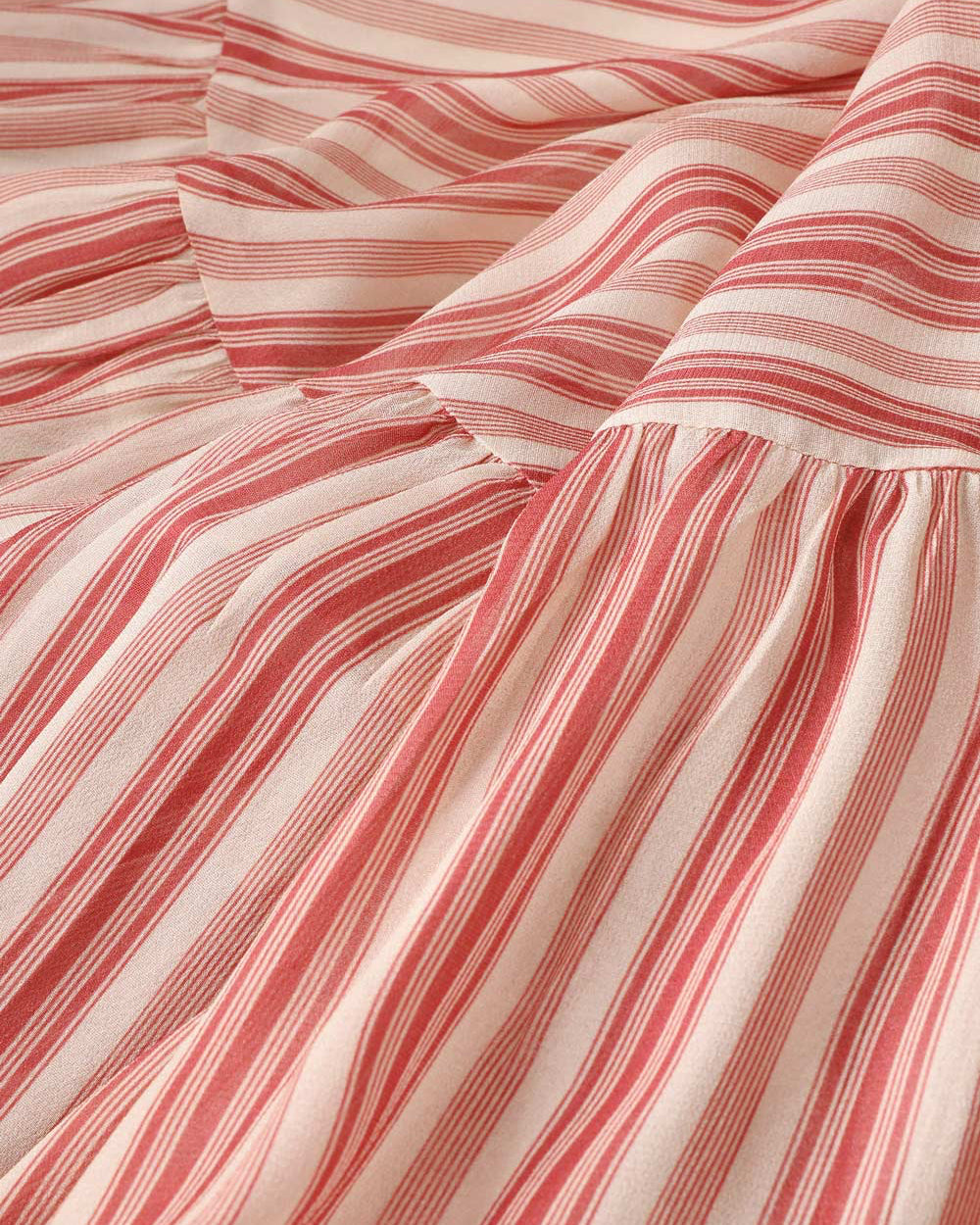 Rebellion Bohemian Midi Skirt | Red Stripe