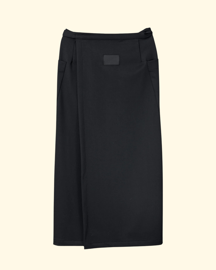 Miranda Wrap Skirt | Black