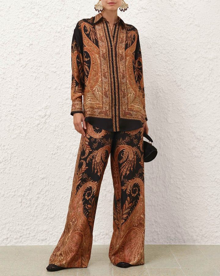 Hypnotic Track Pant | Black Paisley