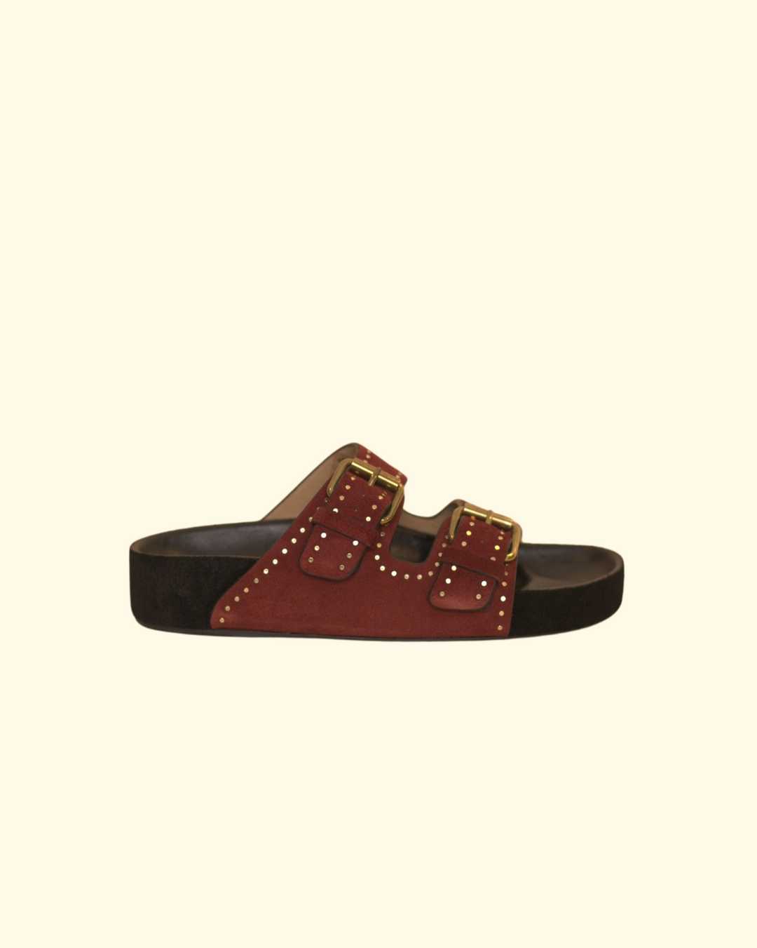 Lennyo Sandal | Burgandy