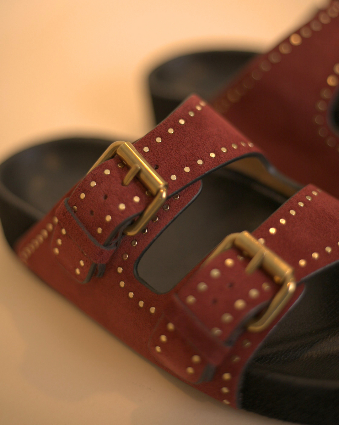 Lennyo Sandal | Burgandy