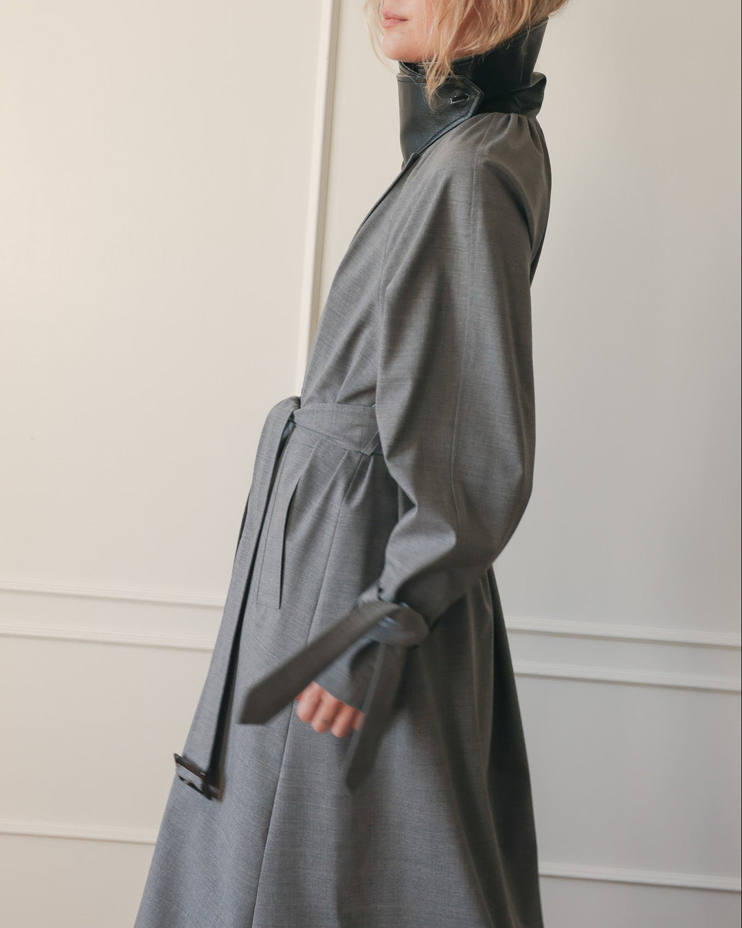 Sidney Trench Coat | Grey