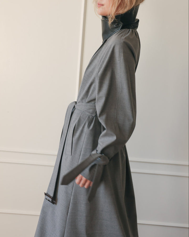 Sidney Trench Coat | Grey