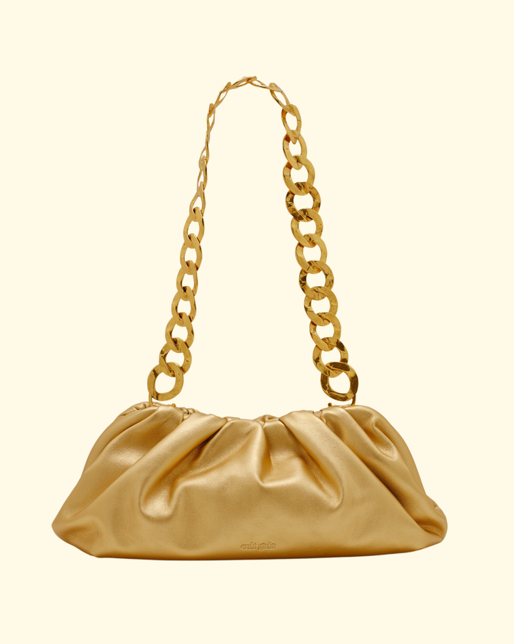 Dulce Shoulder Bag | Brass