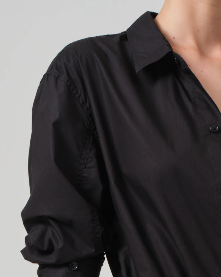 Kayla Shrunken Shirt | Black