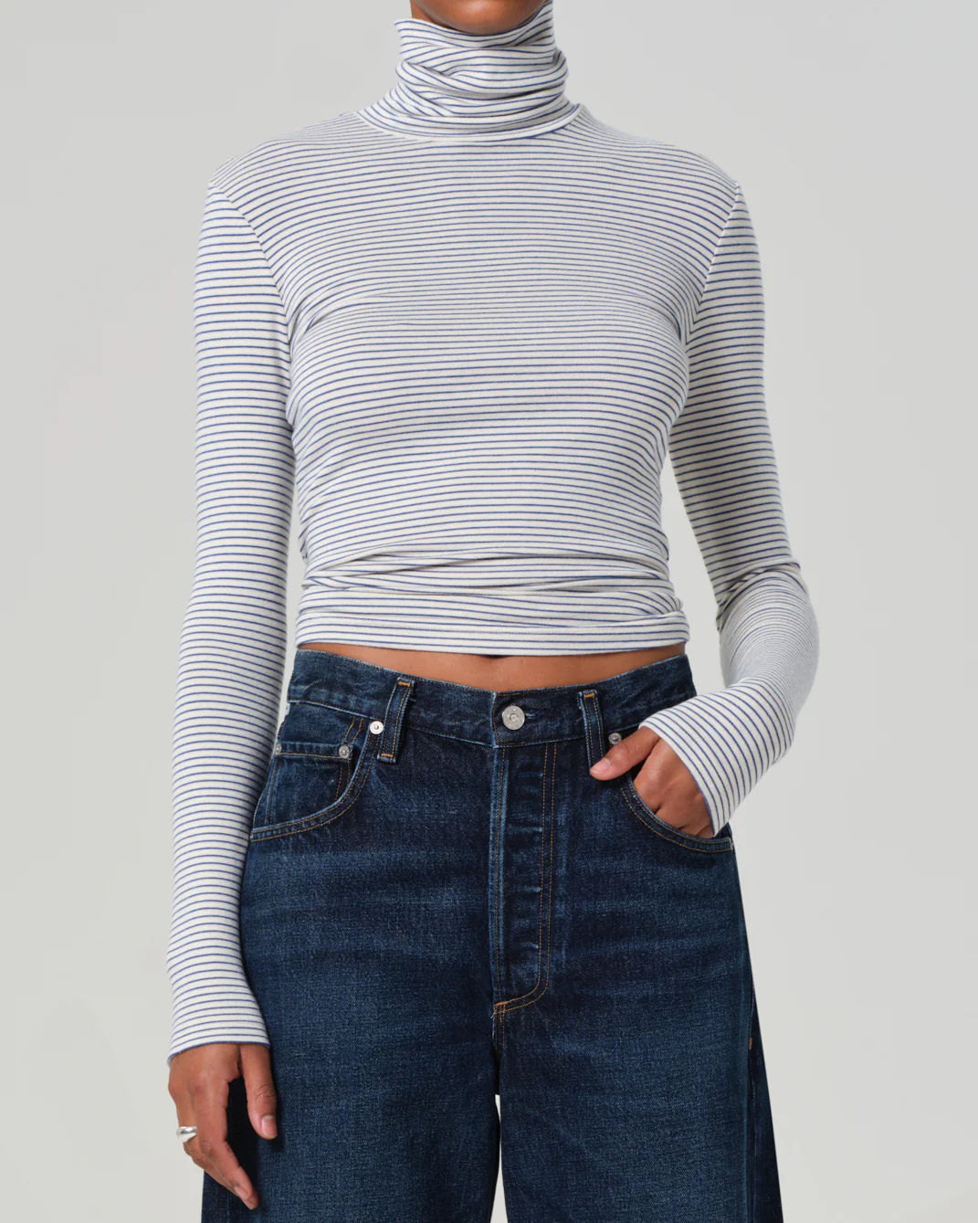 Caradene Turtleneck | Amalfi Stripe