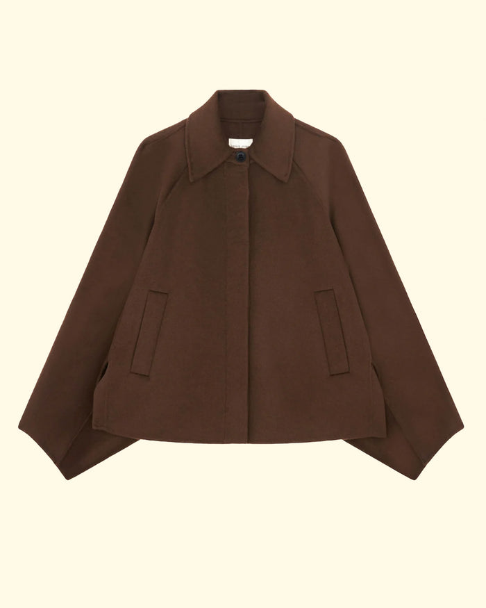 Camila Short Coat | Choco