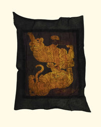 Tibetan Collection Shawl | Black+Tiger Protector