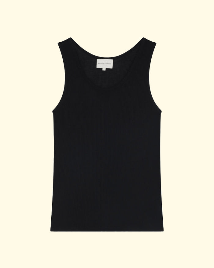 Alicudi Tank Top | Black