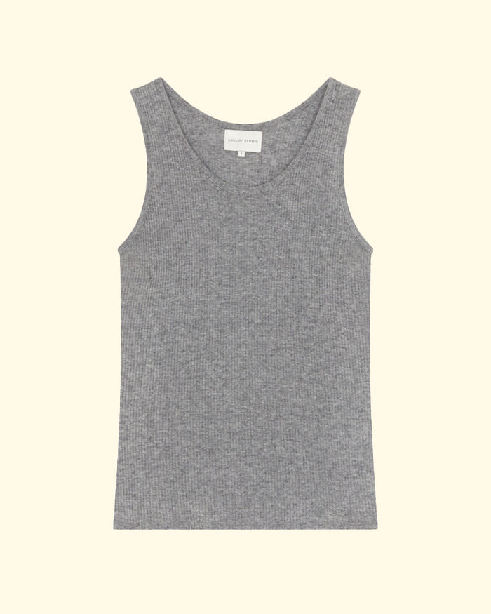 Alicudi Tank Top | Grey Melange