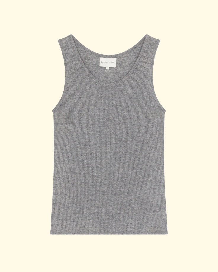 Alicudi Tank Top | Grey Melange