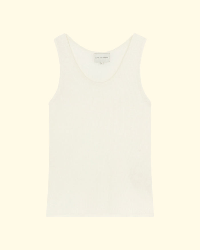 Alicudi Tank Top | Ivory